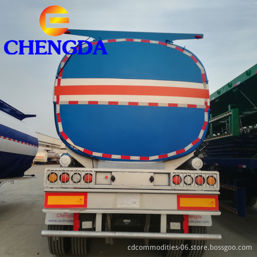 New 3 Axle 45000 Litres 3 Compartments Petrol Oil Fuel Tanker Trailer